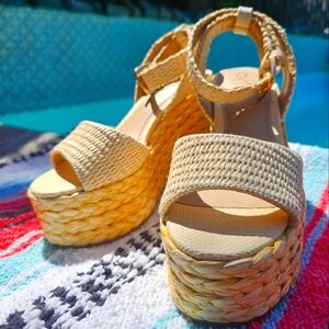 Sam Edelman Woven Platform Sandals